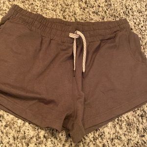 Super soft green Vuori shorts